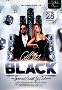 Black People Party Flyer Template black-people-party-flyer-template