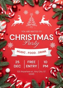 Christmas Holiday Party Flyer Template christmas-holiday-party-flyer-template
