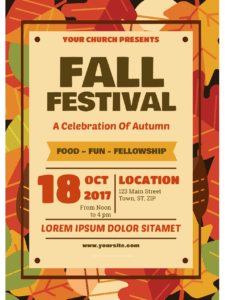 Church Fall Festival Flyer Template church-fall-festival-flyer-template