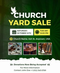 Church Yard Sale Flyer Template church-yard-sale-flyer-template