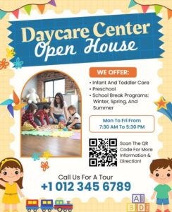 Daycare Open House Flyer Template daycare-open-house-flyer-template