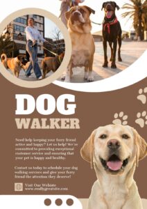 Dog Walking Business Flyer Template dog-walking-business-flyer-template