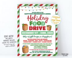 Holiday Food Drive Flyer Template holiday-food-drive-flyer-template