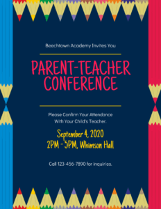 Parent Teacher Conference Flyer Template parent-teacher-conference-flyer-template