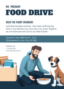 Pet Food Drive Flyer Template pet-food-drive-flyer-template