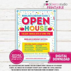 Preschool Open House Flyer Template preschool-open-house-flyer-template