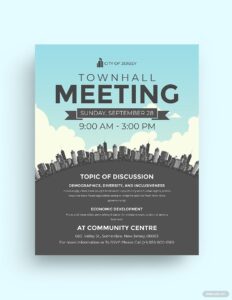 Town Hall Meeting Flyer Template town-hall-meeting-flyer-template