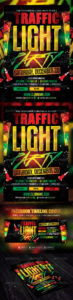 Traffic Light Party Flyer Template traffic-light-party-flyer-template