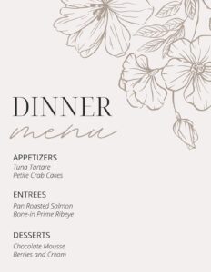 3 Course Dinner Menu Template 3-course-dinner-menu-template