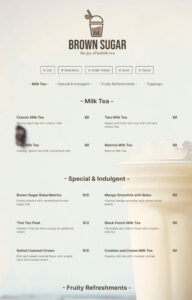 Free Bubble Tea Menu Template free-bubble-tea-menu-template