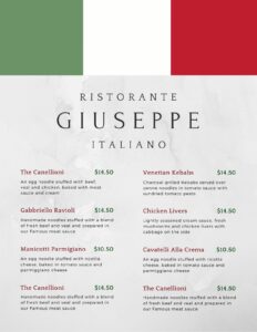 Free Italian Restaurant Menu Template free-italian-restaurant-menu-template