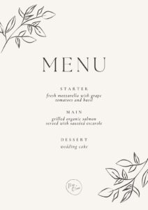 free-wedding-dinner-menu-template