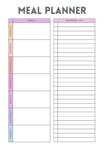 This Week's Menu Template this-weeks-menu-template