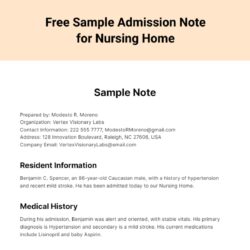 Nursing Home Admission Note Template nursing-home-admission-note-template