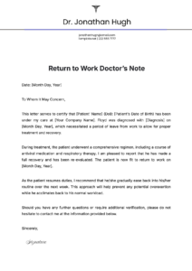 Return to Work Doctors Note Template return-to-work-doctors-note-template