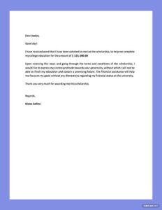 Scholarship Thank You Note Template scholarship-thank-you-note-template