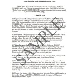 Self Cancelling Installment Note Template self-cancelling-installment-note-template