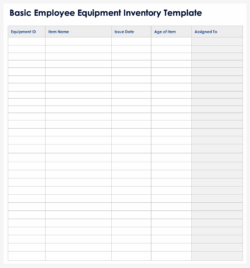 Employee Equipment Inventory List Template employee-equipment-inventory-list-template