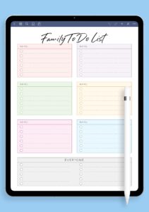 family-to-do-list-template