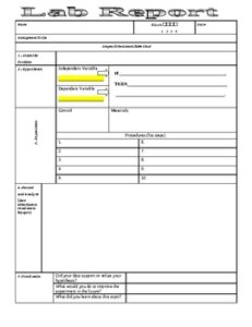 High School Science Lab Note Template high-school-science-lab-note-template
