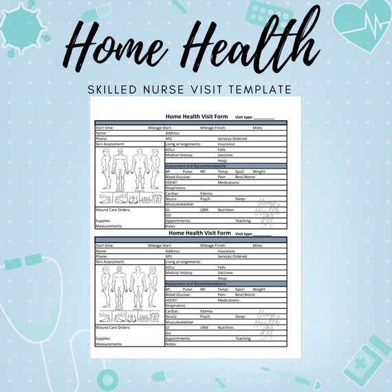 Home Nursing Visit Note Template