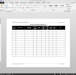 iso 9001 approved supplier list template iso-9001-approved-supplier-list-template