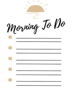 Morning To Do List Template morning-to-do-list-template