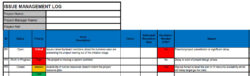 project-management-issues-list-template