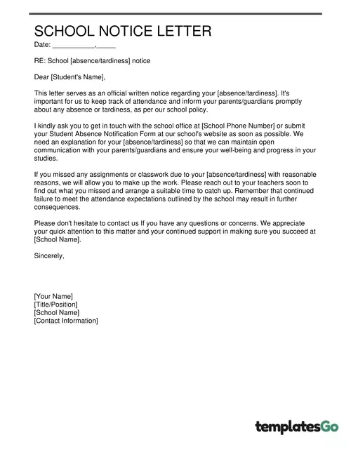 Desktop Absence Note We Noticed Your Absence Note Template