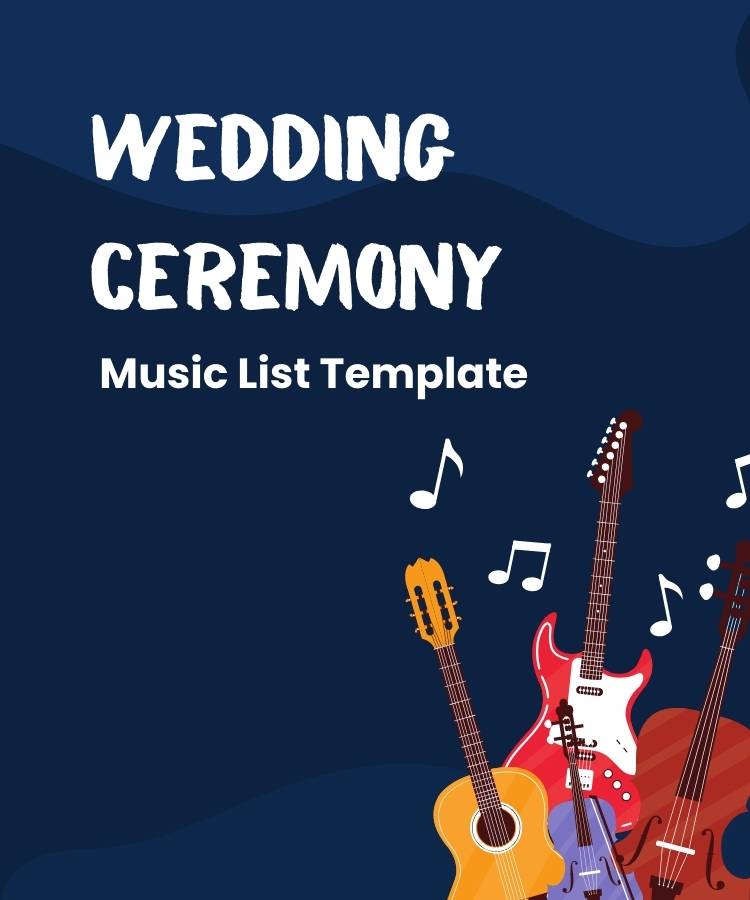 Wedding Ceremony Music List Template