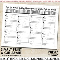 Book Fair Wish List Template book-fair-wish-list-template