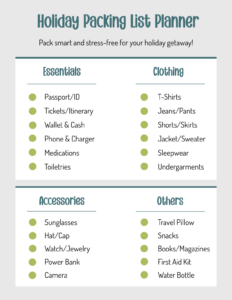 Family Holiday Packing List Template family-holiday-packing-list-template