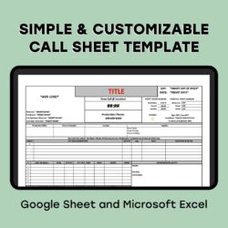 Film Crew Contact List Template film-crew-contact-list-template