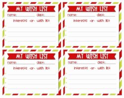 Gift Exchange Wish List Template gift-exchange-wish-list-template