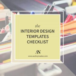 Interior Design Shopping List Template